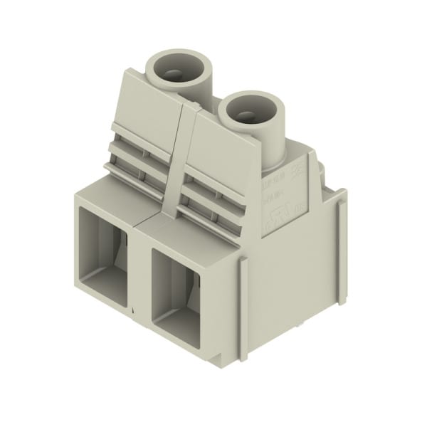 WEIDMÜLLER - Leiterplattenklemme, 12.70mm, Polzahl:2, Abgang: 90°, Zugbügelanschluss