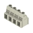 WEIDMÜLLER - Leiterplattenklemme, 12.70mm, Polzahl:4, Abgang: 90°, Zugbügelanschluss