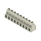 WEIDMÜLLER - Leiterplattenklemme, 12.70mm, Polzahl:9, Abgang: 90°, Zugbügelanschluss