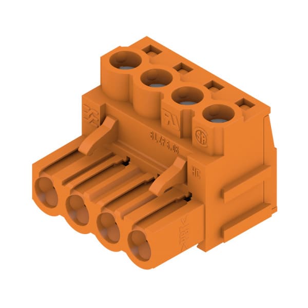 WEIDMÜLLER - Leiterplattensteckverbinder (Leiter), 5.08mm, Polzahl: 4, Zugbügelanschluss