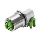 WEIDMÜLLER - Rundsteckverbinder, Einbau (Leiterplattenanschlusstechnik), 1-teilig, M12