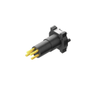 WEIDMÜLLER - Einbaustecker Stift, Lötanschl, M8, Pole:3, Codierung: M8