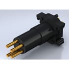 WEIDMÜLLER - Einbaustecker Stift, Lötanschl, M8, Pole:4, Codierung: M8