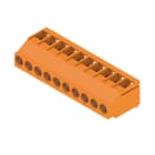 WEIDMÜLLER - Leiterplattenklemme, 5.00mm, Polzahl:10, Abgang: 180°, Zugbügelanschluss