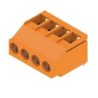 WEIDMÜLLER - Leiterplattenklemme, 5.08mm, Polzahl:4, Abgang: 180°, Zugbügelanschluss