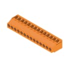 WEIDMÜLLER - Leiterplattenklemme, 5.08mm, Polzahl:14, Abgang: 180°, Zugbügelanschluss