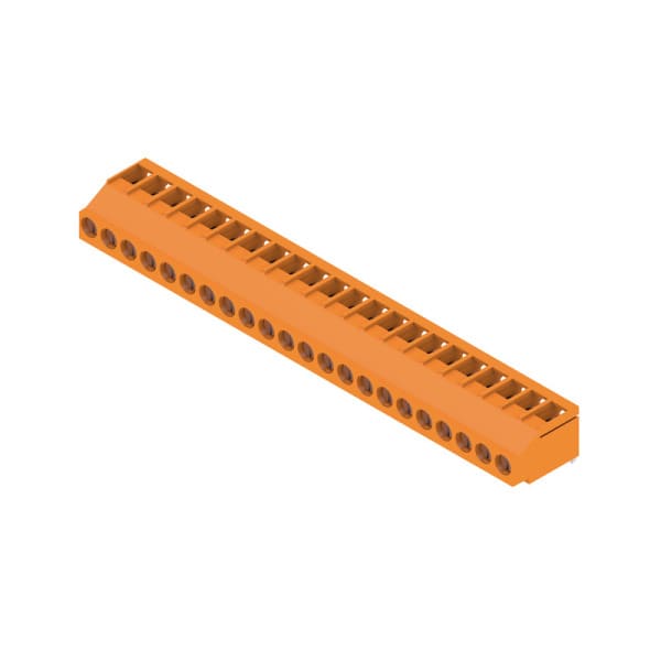 WEIDMÜLLER - Leiterplattenklemme, 5.08mm, Polzahl:22, Abgang: 180°, Zugbügelanschluss