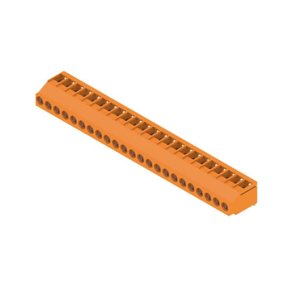 WEIDMÜLLER - Leiterplattenklemme, 5.08mm, Polzahl:23, Abgang: 180°, Zugbügelanschluss