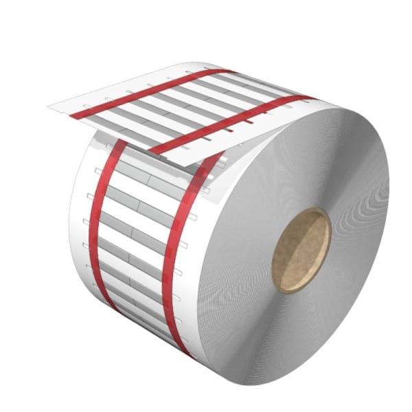WEIDMÜLLER - Leitermarkierer HS, 1.2-2.4mm, 25.4x4.2mm, Polyolefin, weiß