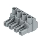 WEIDMÜLLER - Leiterplattensteckverbinder (Leiter), 7.62mm, Polzahl: 4, Zugbügelanschluss