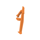 WEIDMÜLLER - Verriegelungshaken, Wemid, orange