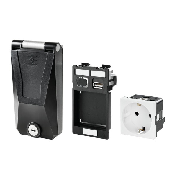 WEIDMÜLLER - Gehäuse, IP65, in geschlossenem Zustand, 1x Data, 1x Power, Ungeschirmt