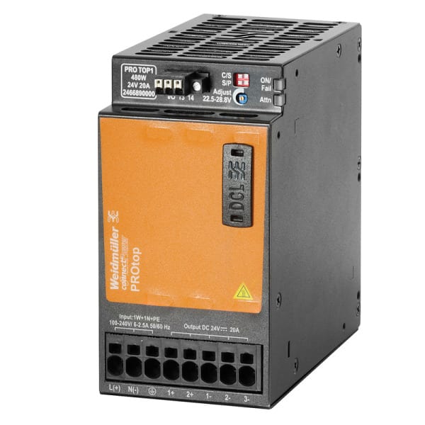 WEIDMÜLLER - Gleichstromversorgung, 480 W, 20A 40 °C