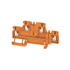 WEIDMÜLLER - Mehrstock-Reihenklemme, PUSH IN, 1.5mm², 500V, 16A, orange