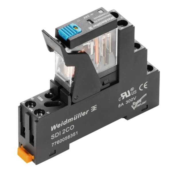 WEIDMÜLLER - Koppelrelais, 12 V DC, 2 Wechsler (AgSnO)