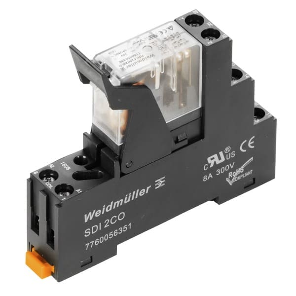 WEIDMÜLLER - Koppelrelais, 115 V AC, 2 Wechsler (AgSnO)
