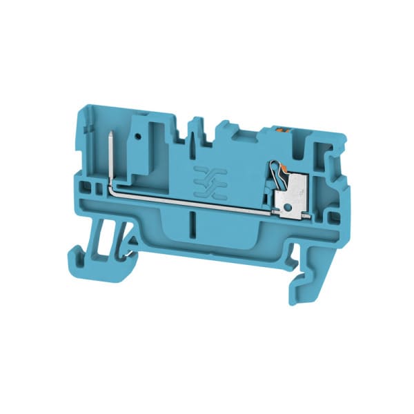 WEIDMÜLLER - Durchgangs-Reihenklemme, PUSH IN, 1.5mm², 500V, 17.5A, blau