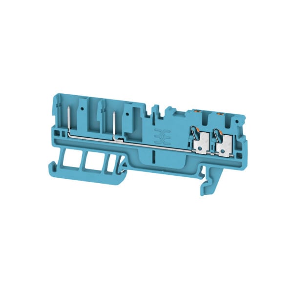WEIDMÜLLER - Durchgangs-Reihenklemme, PUSH IN, 1.5mm², 500V, 17.5A, blau