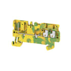 WEIDMÜLLER - Schutzleiter-Reihenklemme, PUSH IN, 1.5mm², grün/gelb
