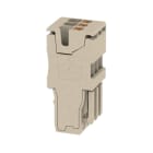 WEIDMÜLLER - Stecker (Klemmen), PUSH IN, 1.5mm², 500, 17.5 A, dunkelbeige