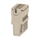WEIDMÜLLER - Stecker (Klemmen), PUSH IN, 1.5mm², 500, 17.5 A, dunkelbeige