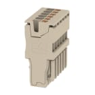 WEIDMÜLLER - Stecker (Klemmen), PUSH IN, 1.5mm², 500, 17.5 A, dunkelbeige