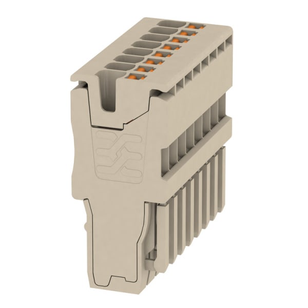 WEIDMÜLLER - Stecker (Klemmen), PUSH IN, 1.5mm², 500, 17.5 A, dunkelbeige