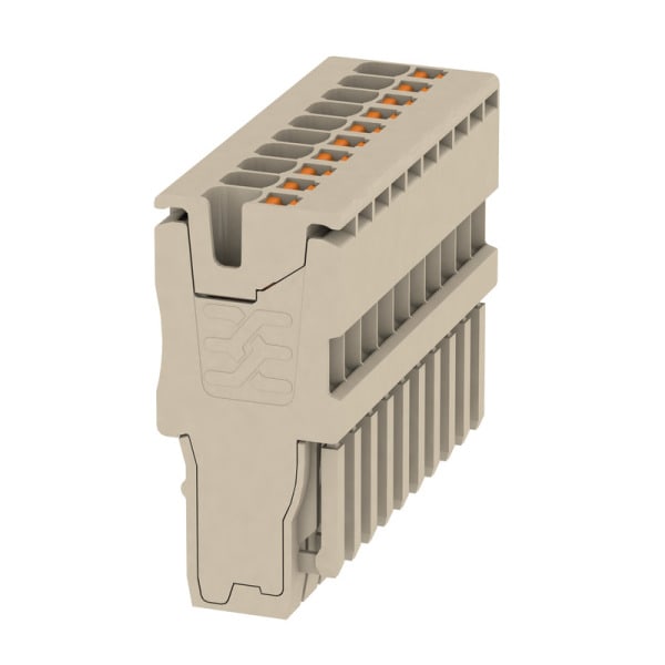 WEIDMÜLLER - Stecker (Klemmen), PUSH IN, 1.5mm², 500, 17.5 A, dunkelbeige