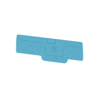 WEIDMÜLLER - Abschluss- und Zwischenplatte (Klemmen), 77.9x2.1mm, blau