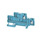 WEIDMÜLLER - Mehrstock-Reihenklemme, PUSH IN, 1.5mm², 500V, 17.5A, blau