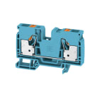 WEIDMÜLLER - Durchgangs-Reihenklemme, PUSH IN, 10mm², 1000V, 57A, blau