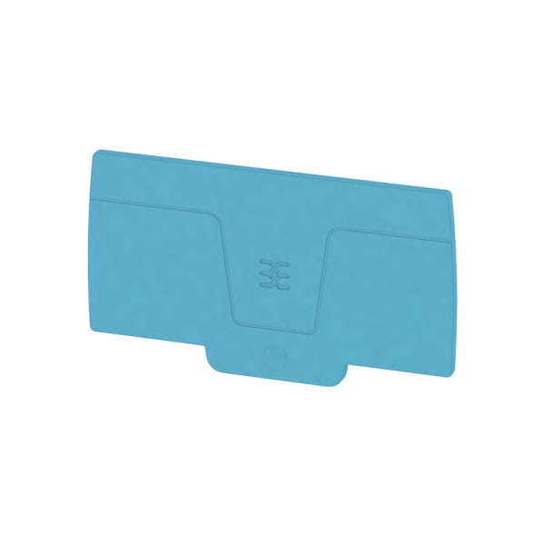 WEIDMÜLLER - Abschlussplatte, 78.83 mm x 2.1 mm, blau