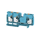 WEIDMÜLLER - Durchgangs-Reihenklemme, PUSH IN, 10mm², 1000V, 57A, blau
