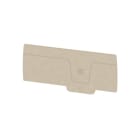 WEIDMÜLLER - Abschlussplatte, 100.23 mm x 2.1 mm, dunkelbeige