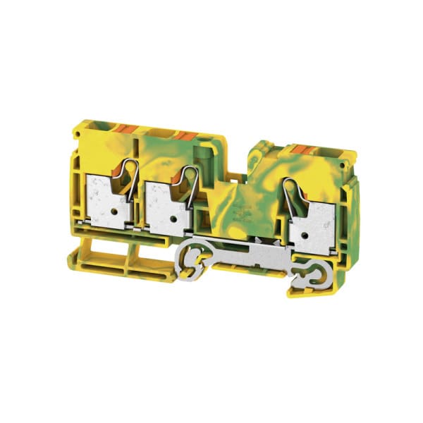 WEIDMÜLLER - Schutzleiter-Reihenklemme, PUSH IN, 10mm², 1000V, grün/gelb