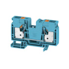 WEIDMÜLLER - Durchgangs-Reihenklemme, PUSH IN, 16mm², 1000V, 76A, blau