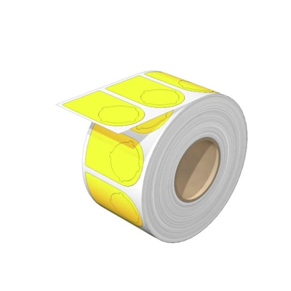 WEIDMÜLLER - Gerätemarkierung, halogenfrei, selbstklebend, 27mm, Polyester, gelb
