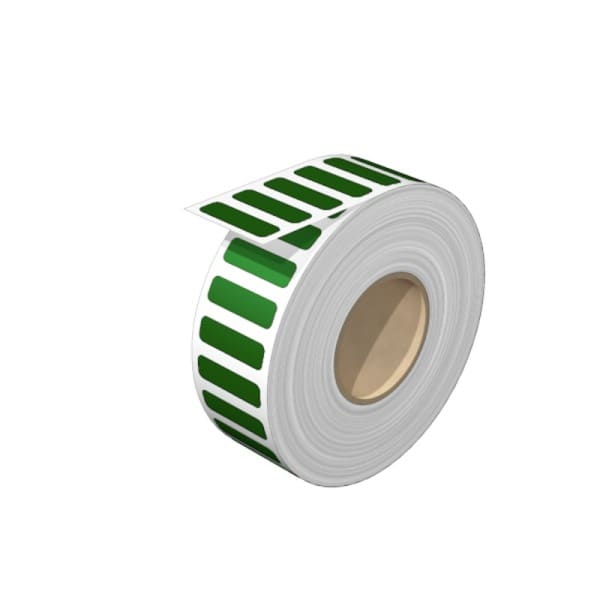 WEIDMÜLLER - Gerätemarkierung, halogenfrei, selbstklebend, 27mm, Polyester, grün