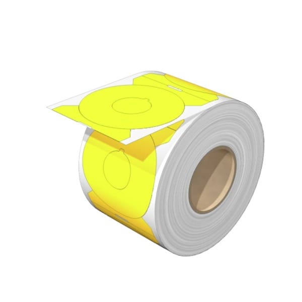 WEIDMÜLLER - Gerätemarkierung, halogenfrei, selbstklebend, Polyester, gelb