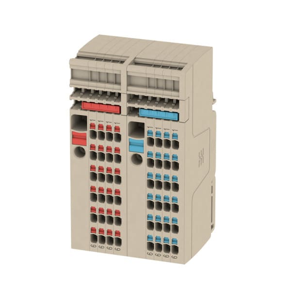 WEIDMÜLLER - Ein- und mehrpolige Klemmenleiste, PUSH IN, 6mm², 500V, 41A, 49mm, dunkelbeige