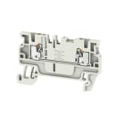 WEIDMÜLLER - Durchgangs-Reihenklemme, PUSH IN, 1.5mm², 500V, 17.5A, lichtgrau