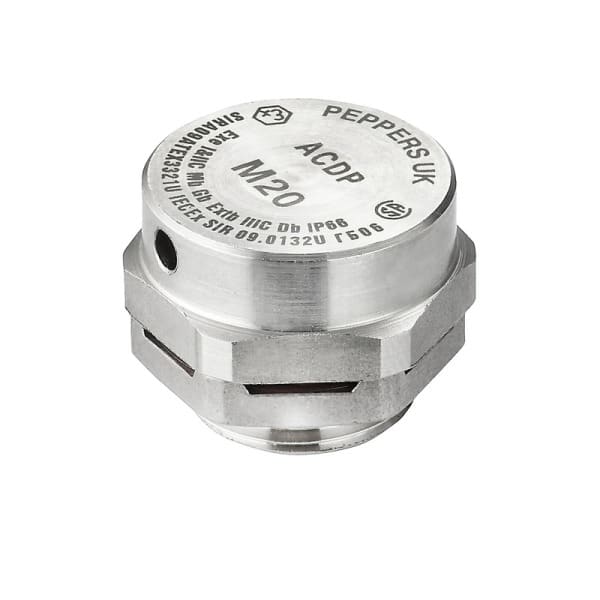 WEIDMÜLLER - Ex-Druckausgleichselemente, M 20, 10mm, Messing, vernickelt, VPE : 1 ST