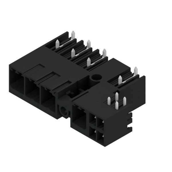 WEIDMÜLLER - Hybridsteckverbinder (Platinenanschluss), 7.62mm, Polzahl: 4