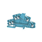 WEIDMÜLLER - Mehrstock-Reihenklemme, PUSH IN, 2.5mm², 800V, 22A, blau