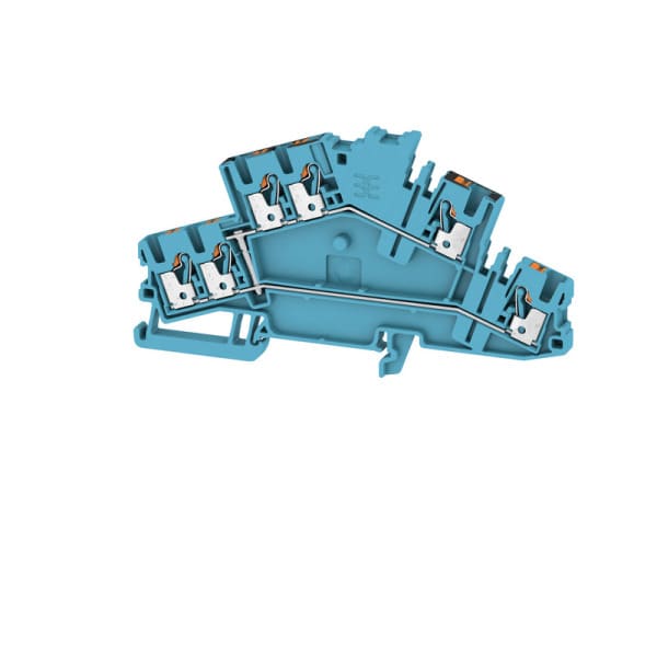 WEIDMÜLLER - Mehrstock-Reihenklemme, PUSH IN, 2.5mm², 800V, 22A, blau