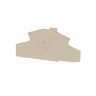 WEIDMÜLLER - Abschlussplatte (Klemmen), 112.64x2.1mm, dunkelbeige