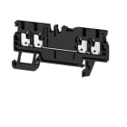 WEIDMÜLLER - Durchgangs-Reihenklemme, PUSH IN, 1.5mm², 500V, 17.5A, schwarz