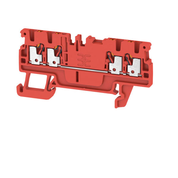WEIDMÜLLER - Durchgangs-Reihenklemme, PUSH IN, 1.5mm², 500V, 17.5A, rot