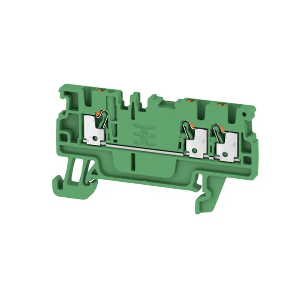 WEIDMÜLLER - Durchgangs-Reihenklemme, PUSH IN, 1.5mm², 500V, 17.5A, grün