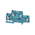 WEIDMÜLLER - Mehrstock-Reihenklemme, PUSH IN, 4mm², 800V, 32A, blau